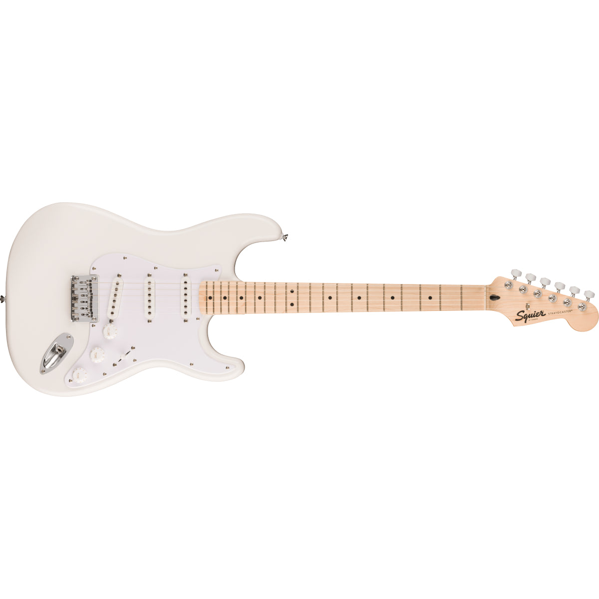 Sonic Stratocaster, HT, Hard Tail, Arctic White