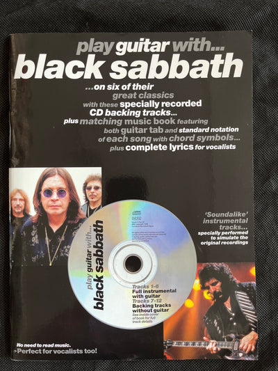 Play Guitar with Black Sabbath with CD