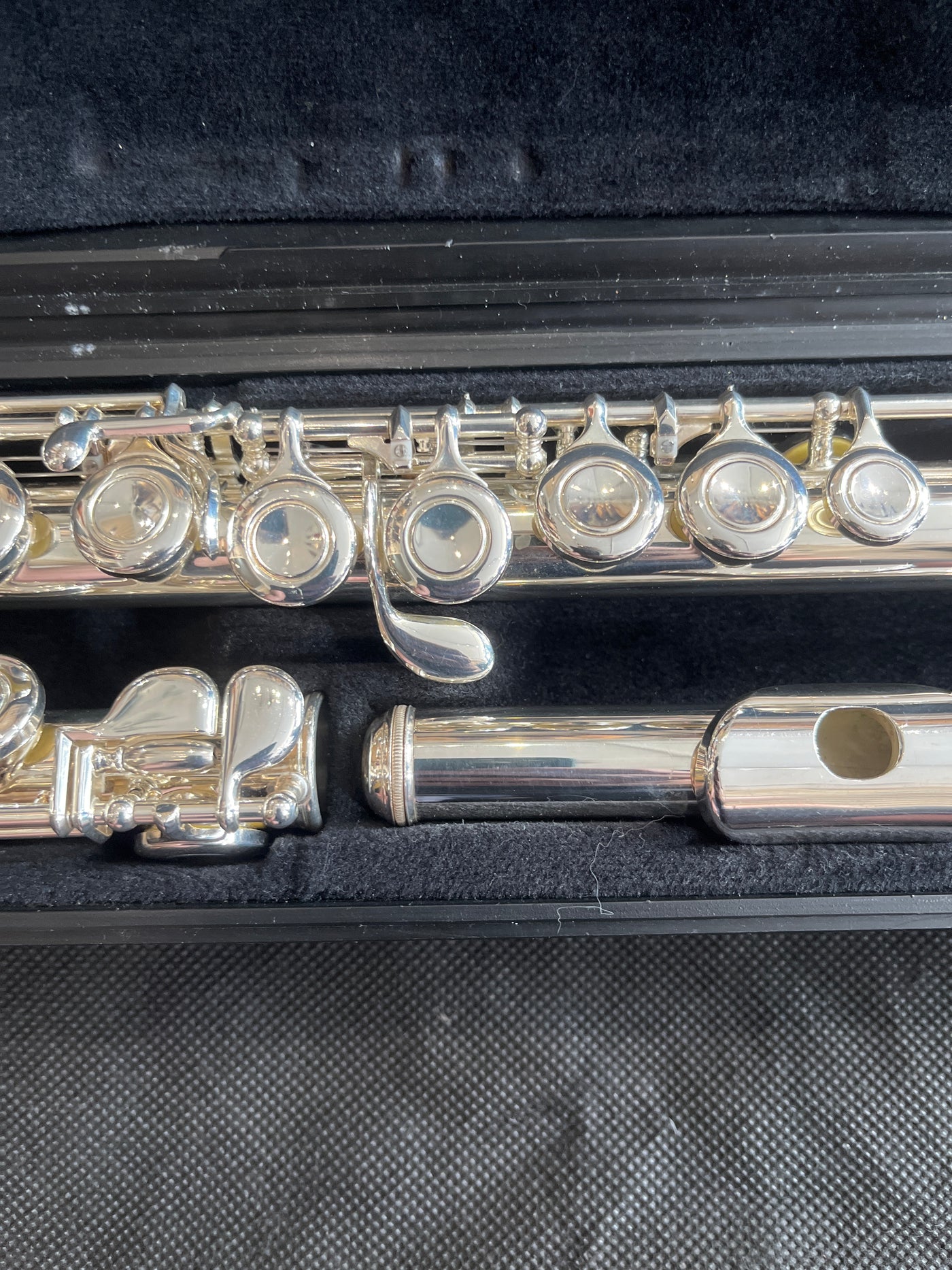 211 Silver Plated Flute, Made In Japan, Used - FF41