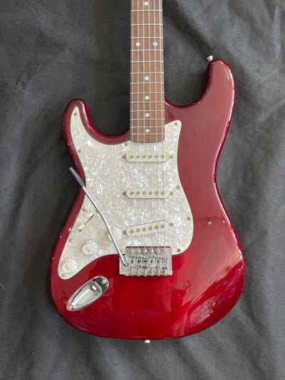 Electric ST type, Left handed, Wine Red, Used - FF36A