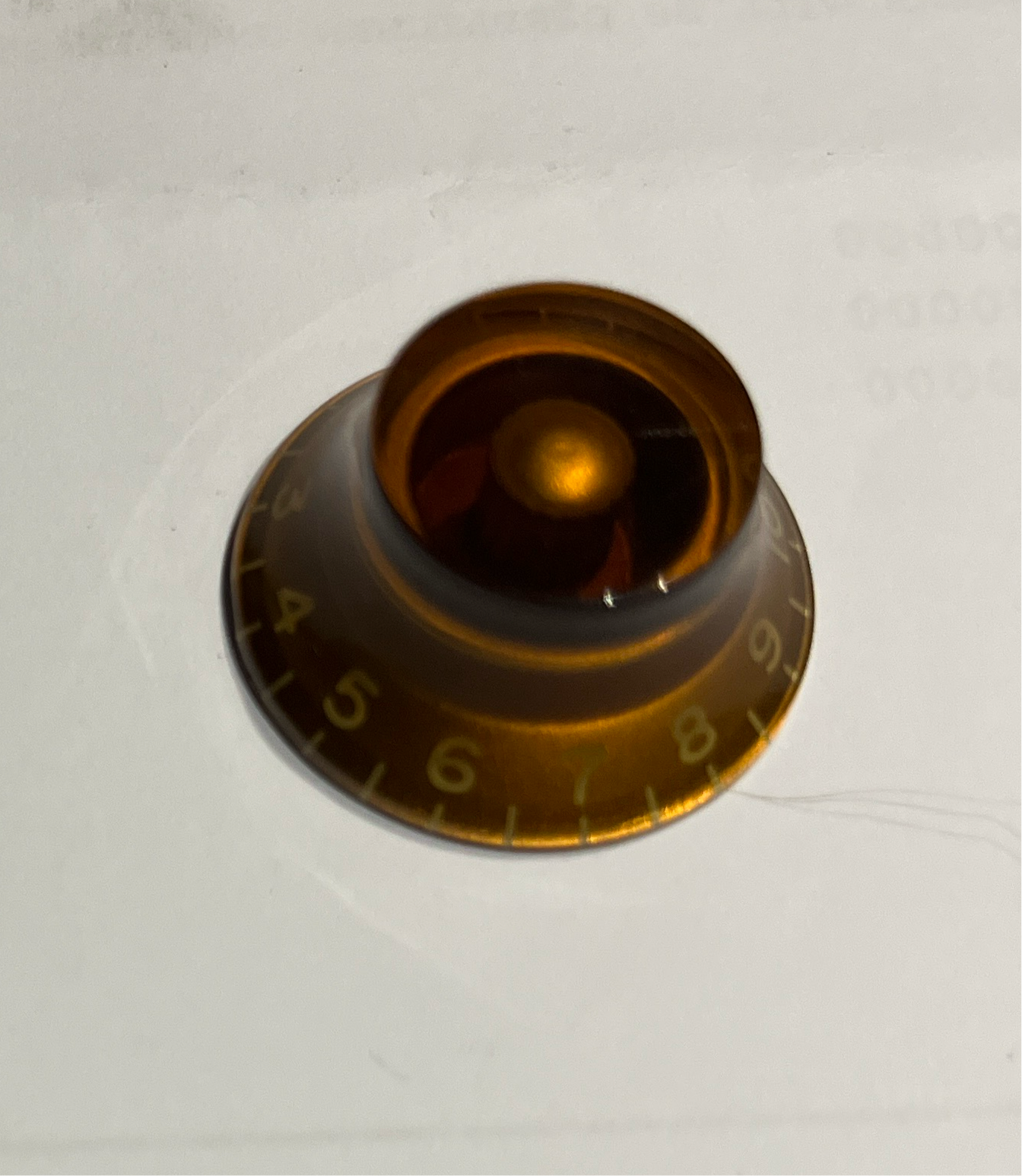 LP Style Guitar Speed Knob, Amber