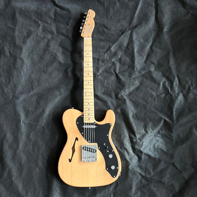 ATE-60 Thin Line Tele Style Electric Guitar, Natural, Used - EE75