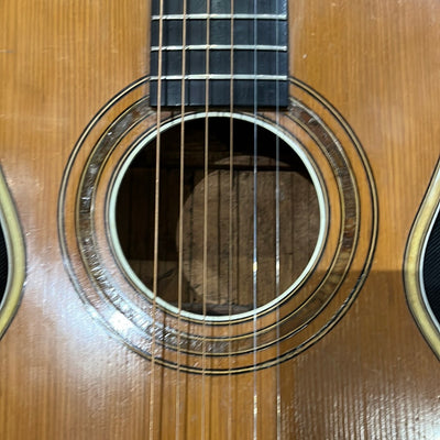 Pre-War Parlour Guitar & Hard Case, Used