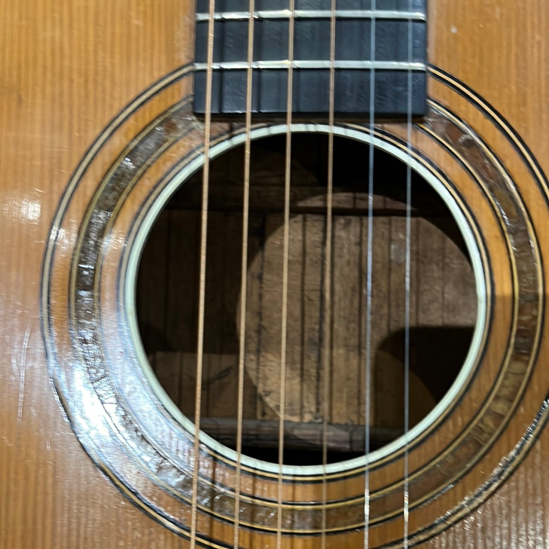 Pre-War Parlour Guitar & Hard Case, Used