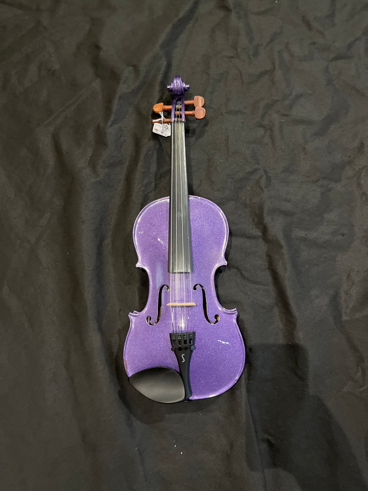 Harlequin Violin Outfit, 3/4 Size, Purple, Used - FF78