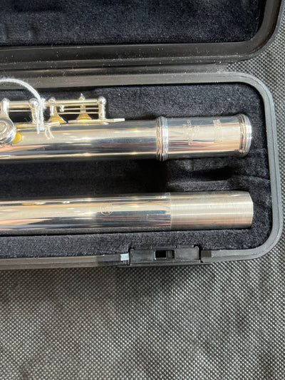 211 Silver Plated Flute, Made In Japan, Used - FF41