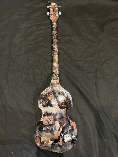 Violin Bass, Hand Painted, Used - EE94