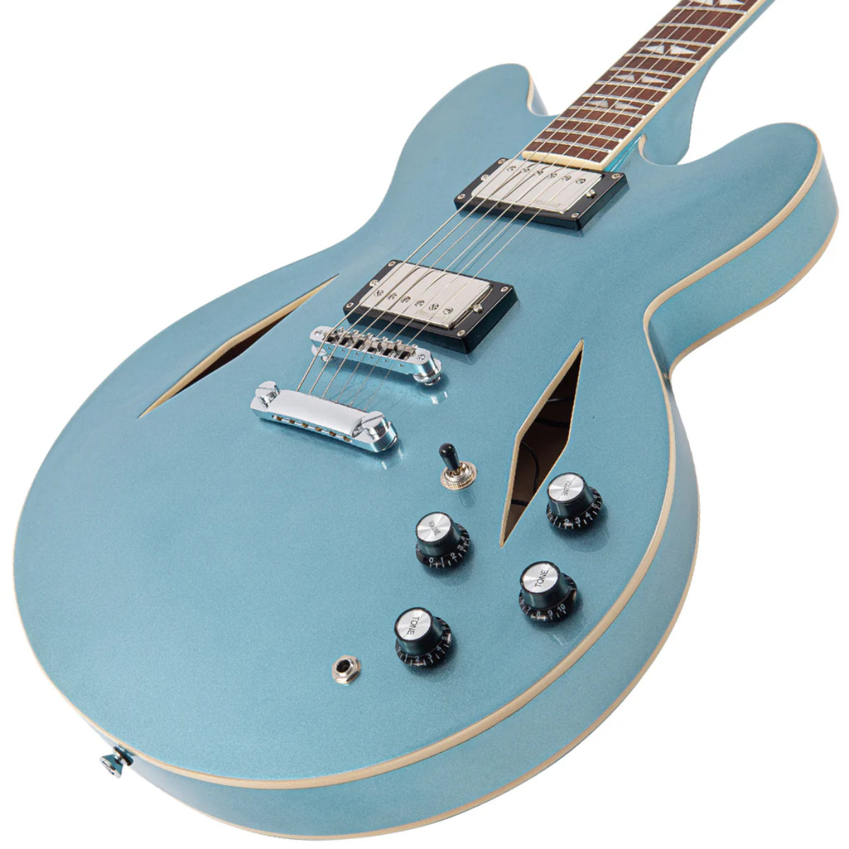 VSA550 Semi-Acoustic Guitar, "The Pretender" Blue - B Stock