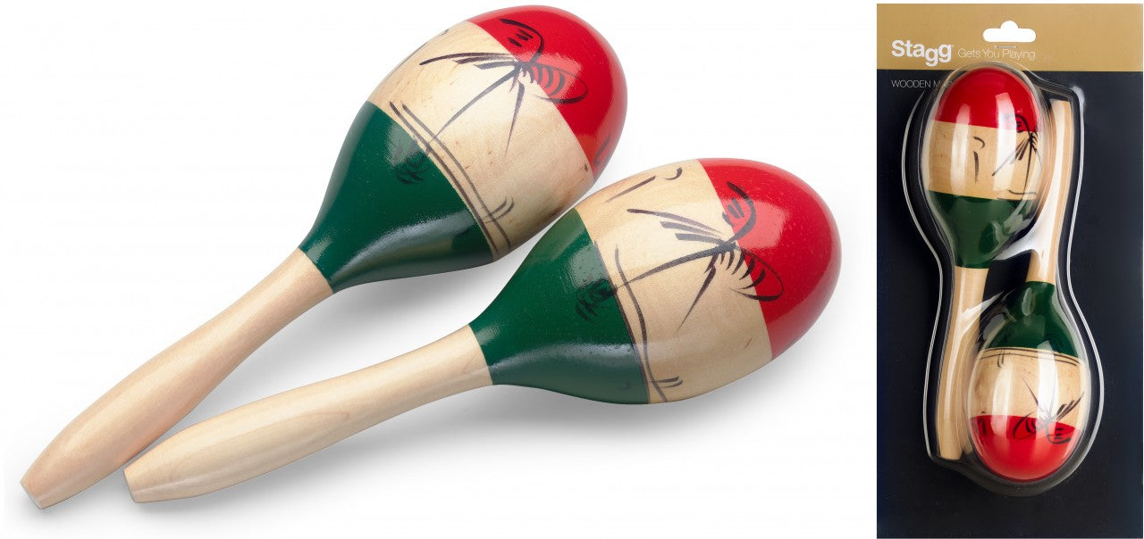 MRW-26M Wood Maracas,Oval,26Cm,Mexican