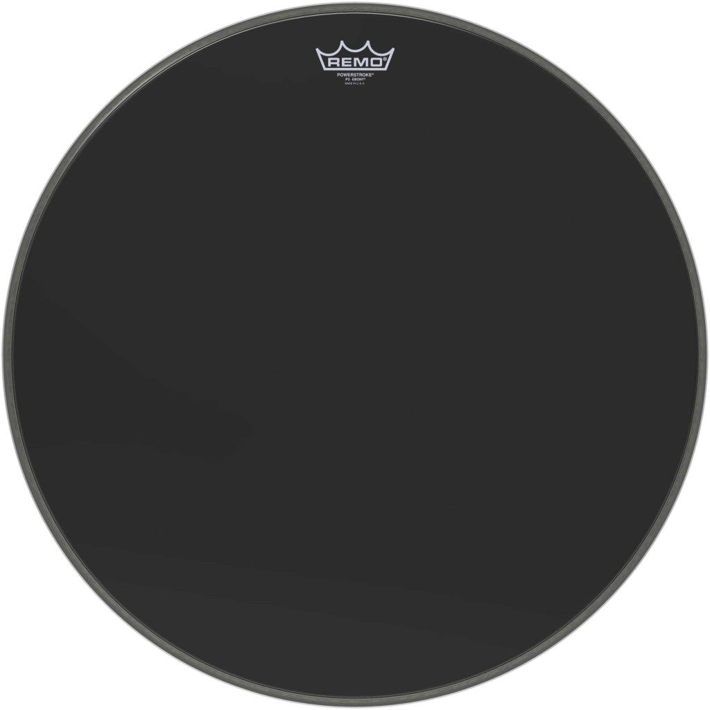 P3-1022-ES 22" Powerstroke 3 Ebony Bass Drum Head