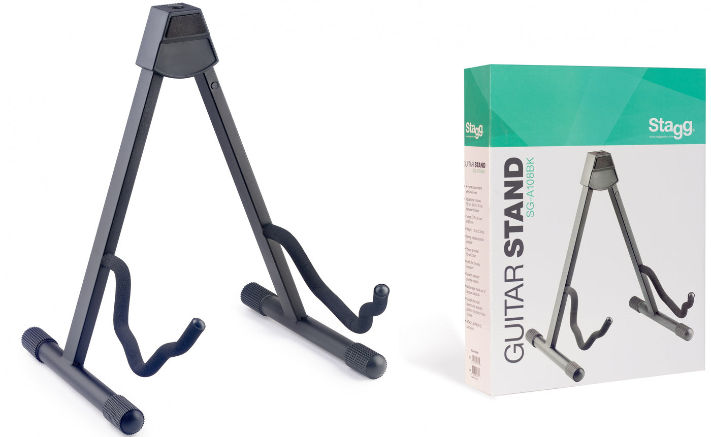 SG-A008BK A-FRAME UNIVERSAL GUITAR STAND