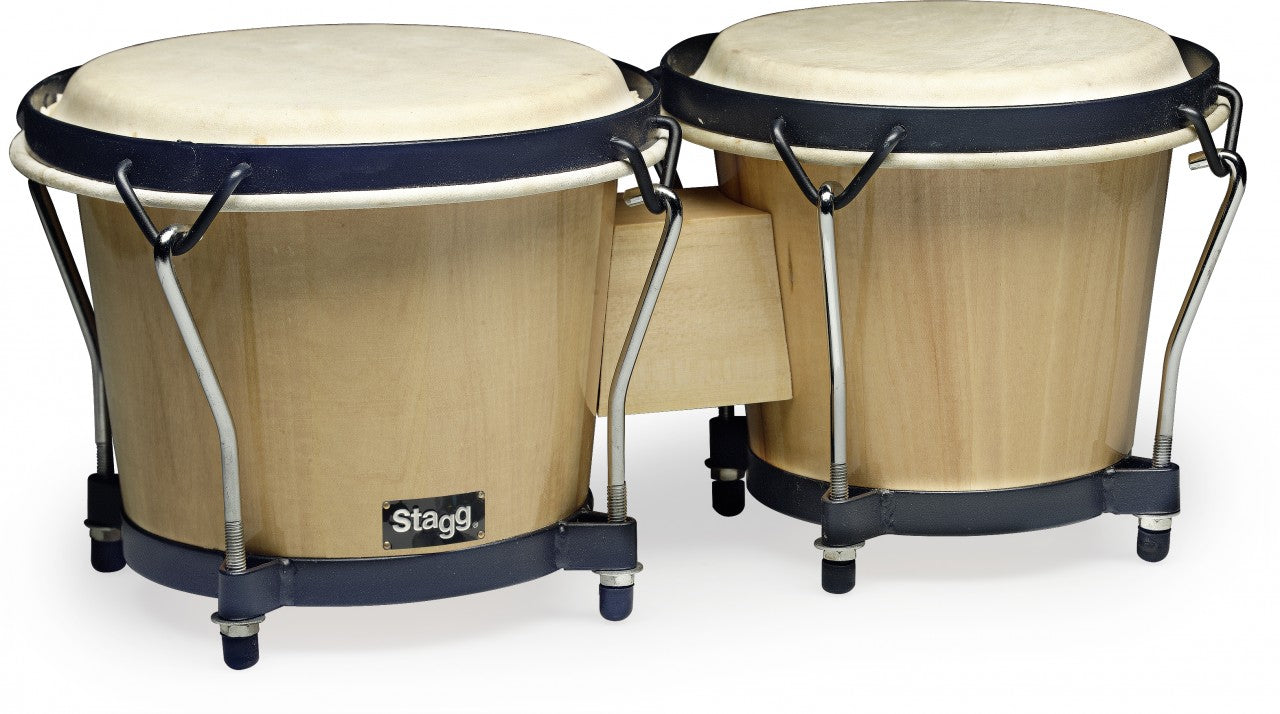 BW-70-N WOOD BONGO,6"+7", NATURAL