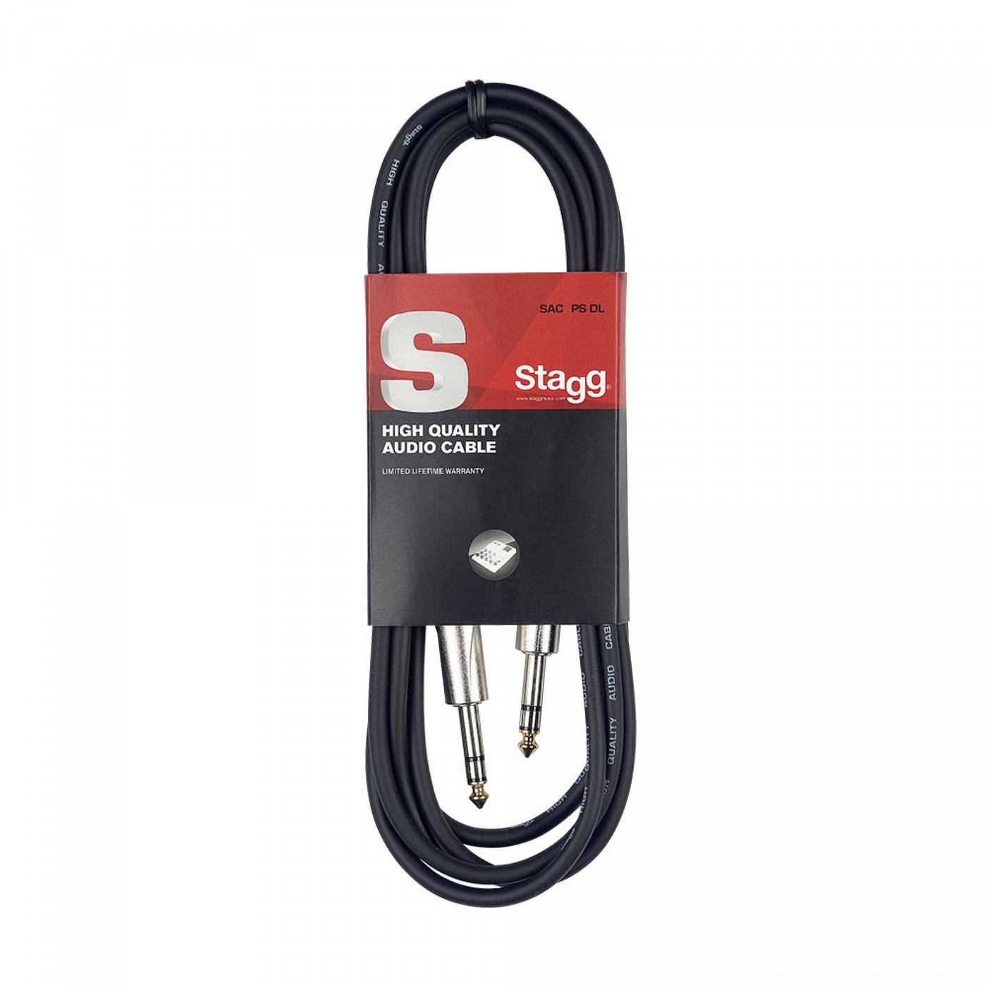 SAC1PS DL 1M/3FT Stereo/Stereo 1/4" Jack Lead