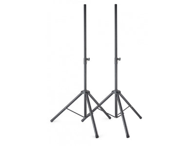 SPS-0620 BK SET 2-Piece Black Speaker Stand With Bag