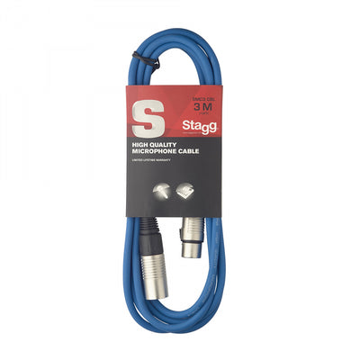 SMC3 3m XLR-XLR Lead, Blue