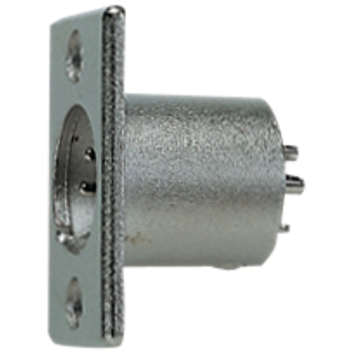 Nickel 5 Pin XLR Chassis Plug With Solder Terminals