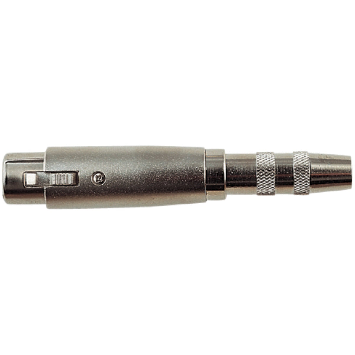 Nickel XLR female-6.35mm stereo socket