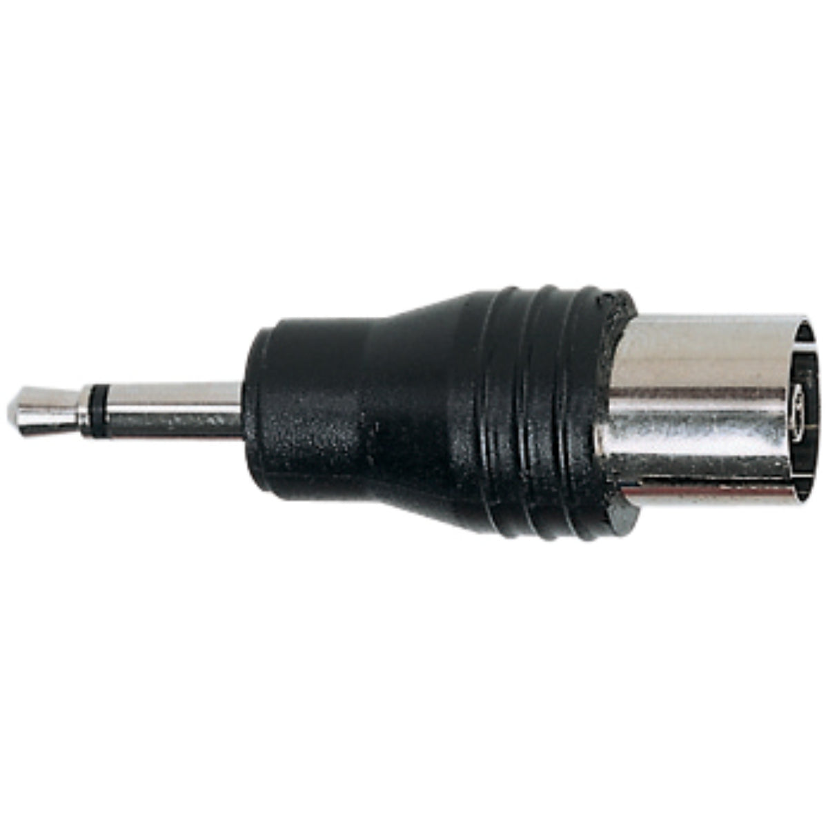 F387FA Black 3.5Mm Mono Plug To Coaxial Socket