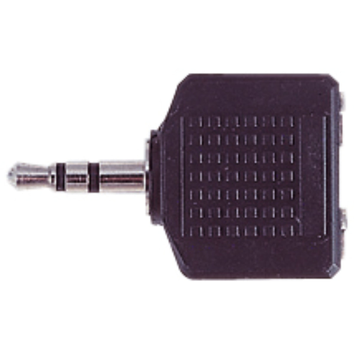 Black 3.5Mm Stereo Plug To 2X 3.5Mm Stereo Sockets