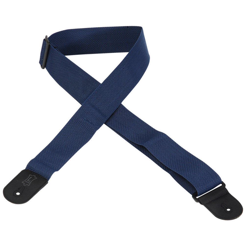 M8POLY-NAV 2" Poly, Navy Guitar Strap