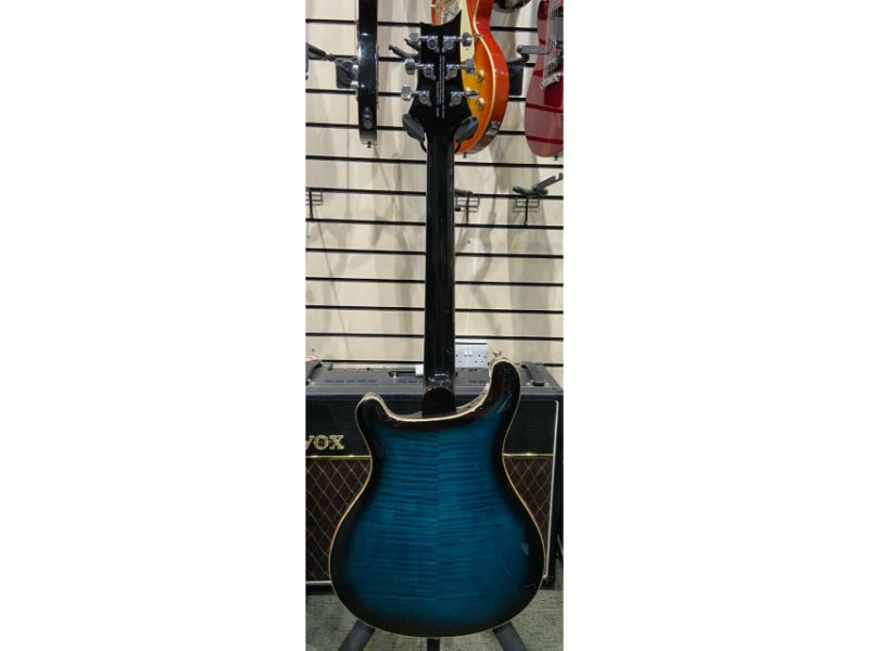 SE Hollowbody II Piezo, Peacock Blue Smokeburst (#E09607) Ex-demo