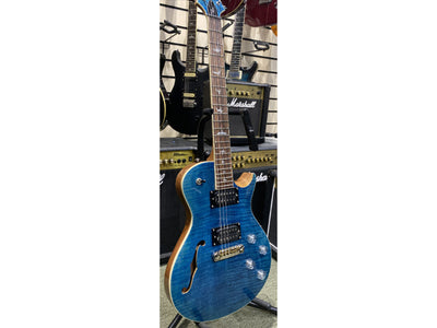 PRS SE ZACH MYERS, MYERS BLUE, SEMI HOLLOW ELECTRIC & GIG BAG (#D61177) EX-DEMO