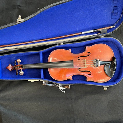 German Made Violin, 4/4 Size, Used - W4