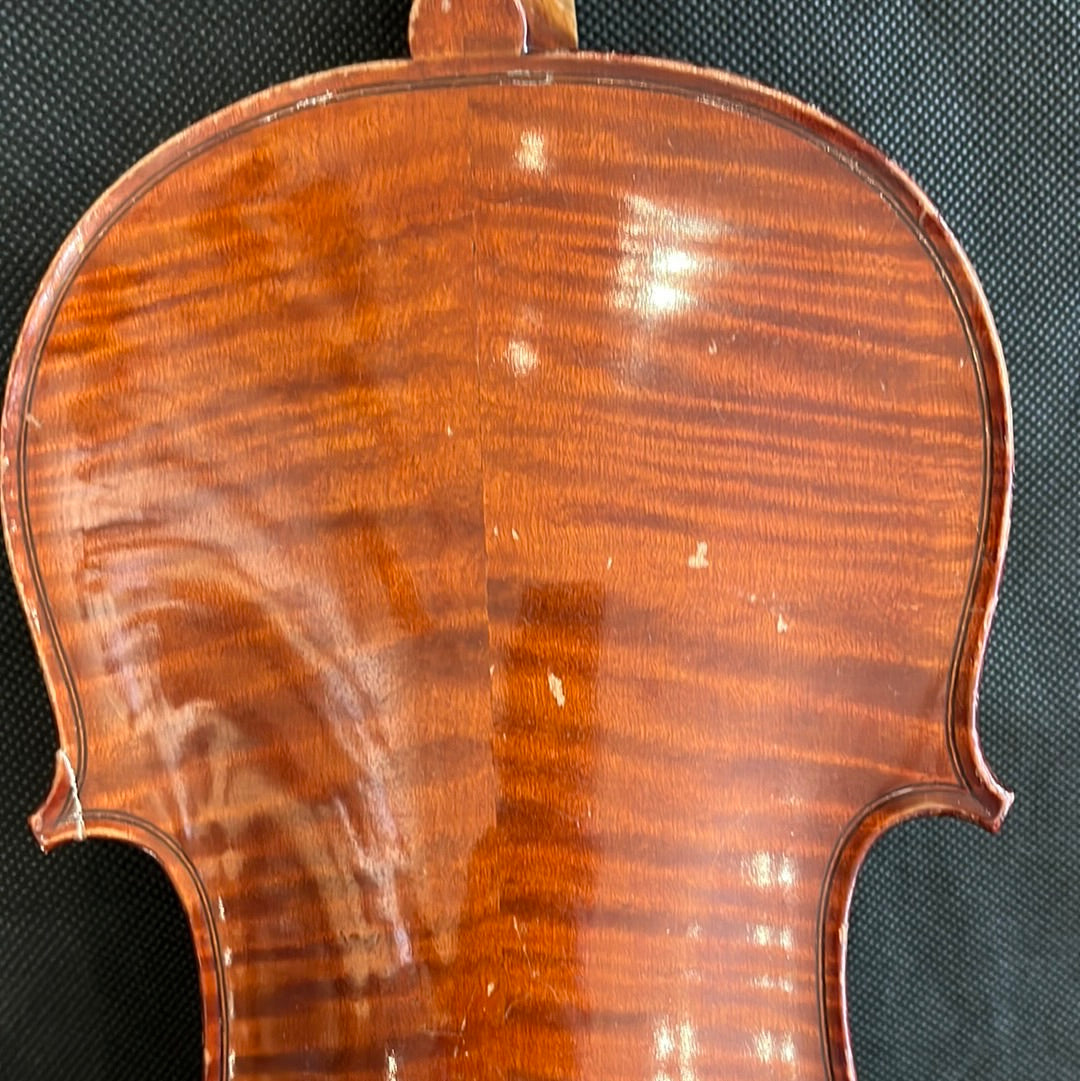 German Made Violin, 4/4 Size, Used - W4