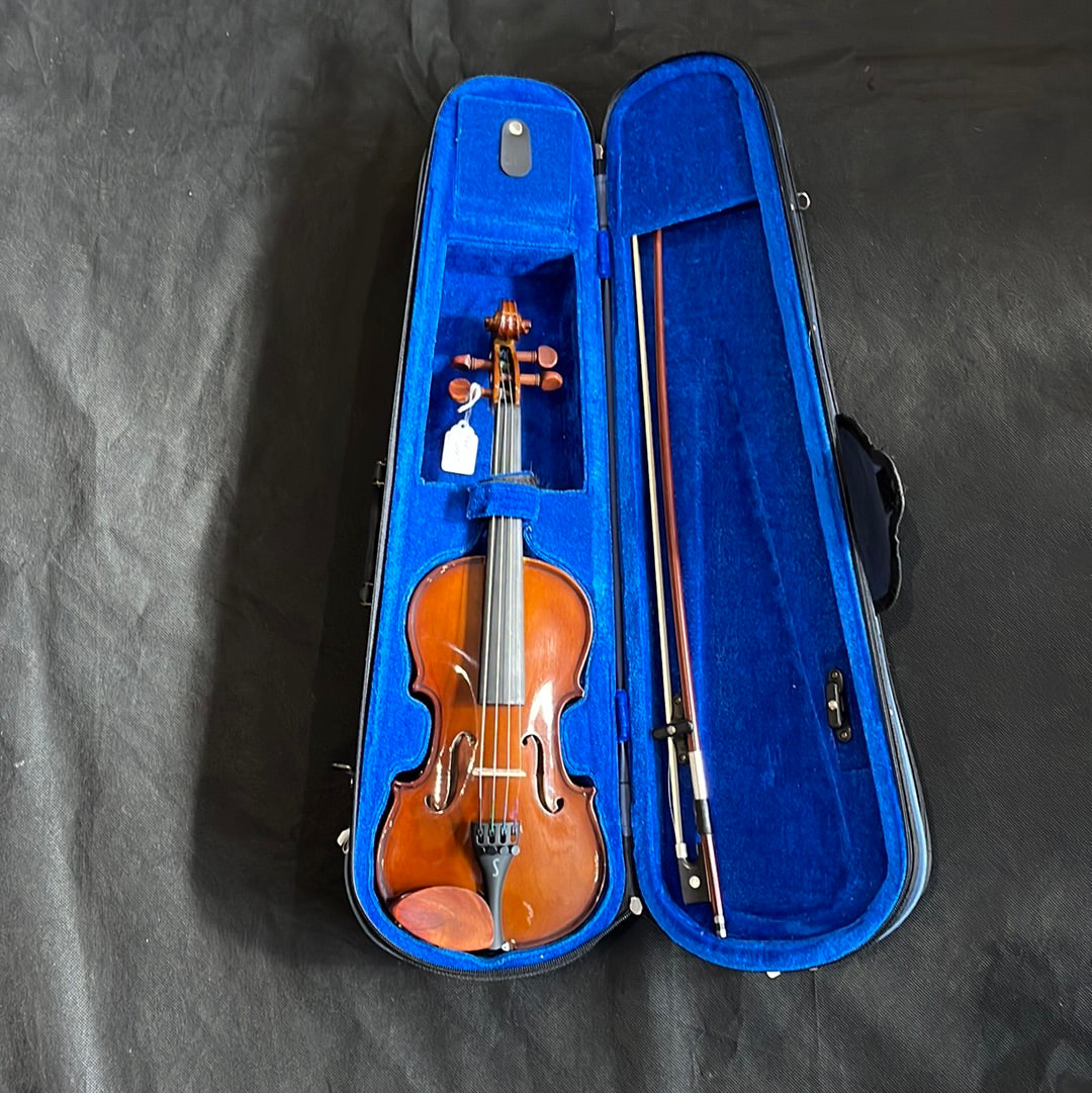 1400 Student 1 - 1/4 Violin Outfit, Ex-rental - exr-1400 f2 (On Rental Tracey Stone)