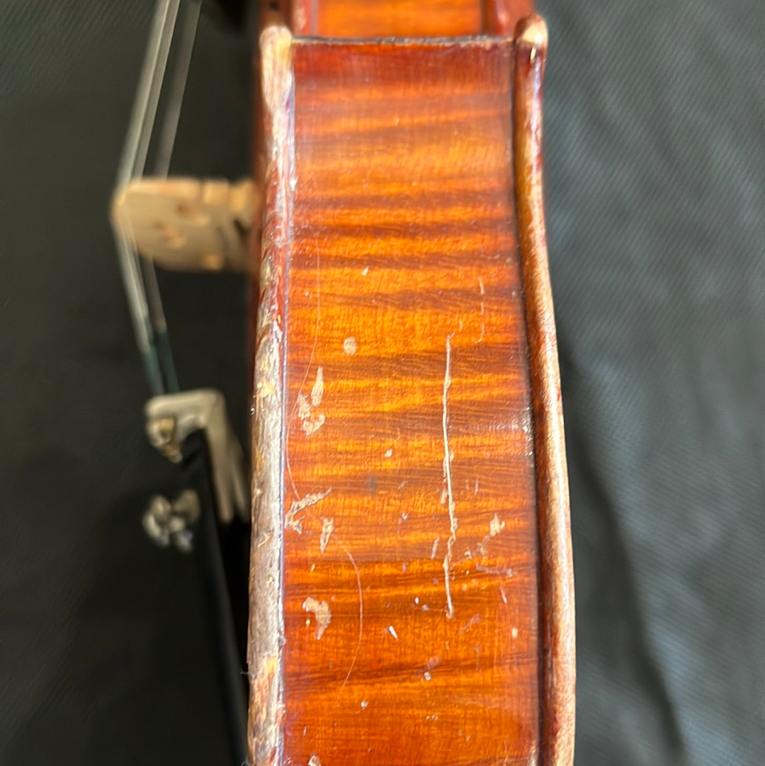 German Made Violin, 4/4 Size, Used - W4