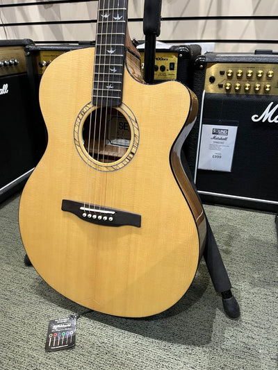 SE A15AL Alex Lifeson Electro-Acoustic Guitar, Natural, Ex-demo (#E00224)