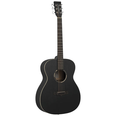 TWBB-O Blackbird Folk Acoustic Guitar, Black